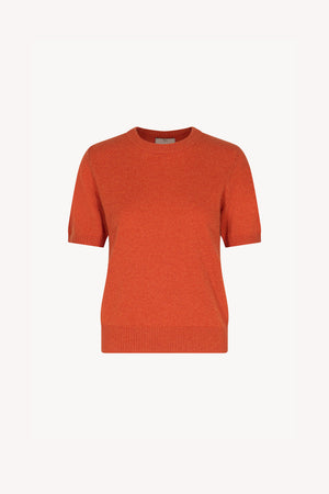 Girocollo Mezza Manica in Puro Cashmere Spezie