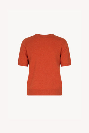 Girocollo Mezza Manica in Puro Cashmere Spezie