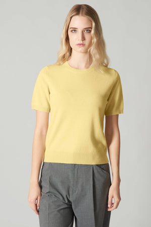 Girocollo Mezza Manica in Puro Cashmere Notte