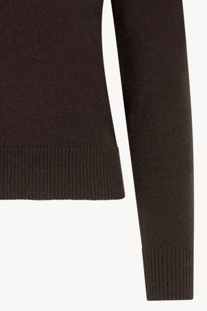 Dolcevita con Spacchetto in Puro Cashmere Mocha