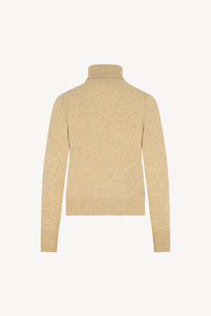 Dolcevita con Spacchetto in Puro Cashmere Avena