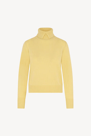 Dolcevita con Spacchetto in Puro Cashmere Vanilla