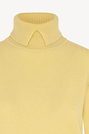 Dolcevita con Spacchetto in Puro Cashmere Vanilla