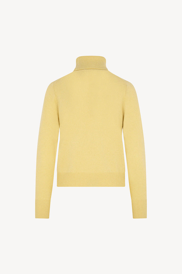 Dolcevita con Spacchetto in Puro Cashmere Vanilla