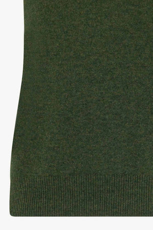 Dolcevita Senza Maniche in Puro Cashmere Loden