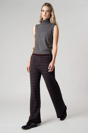 Dolcevita Senza Maniche in Puro Cashmere Loden