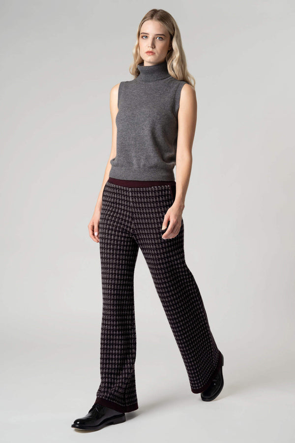 Dolcevita Senza Maniche in Puro Cashmere Cammello