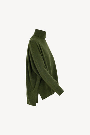 Dolcevita Over in Puro Cashmere Loden