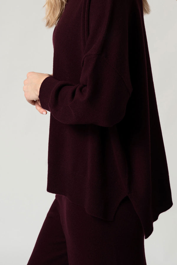 Dolcevita Over in Puro Cashmere Acero