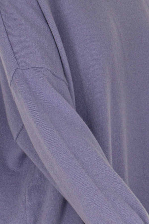 Mauve Pure Cashmere Oversized Turtleneck Sweater