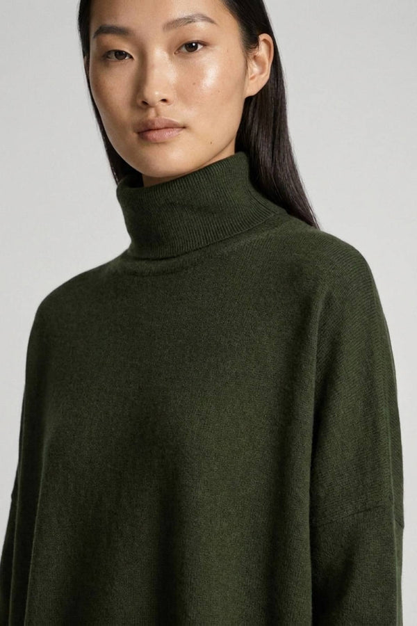 Dolcevita Over in Puro Cashmere Foresta