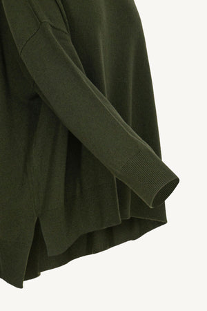 Dolcevita Over in Puro Cashmere Foresta