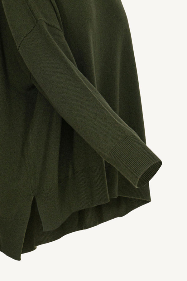 Dolcevita Over in Puro Cashmere Foresta