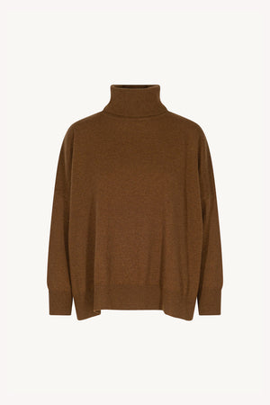 Dolcevita Over in Puro Cashmere Terracotta