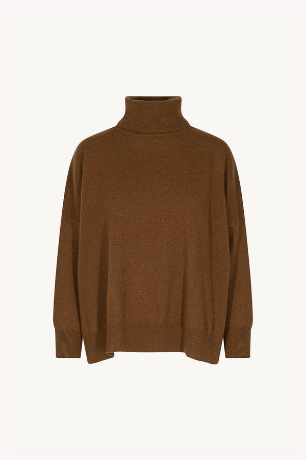 Dolcevita Over in Puro Cashmere Terracotta