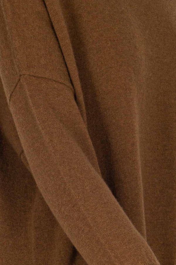 Dolcevita Over in Puro Cashmere Terracotta