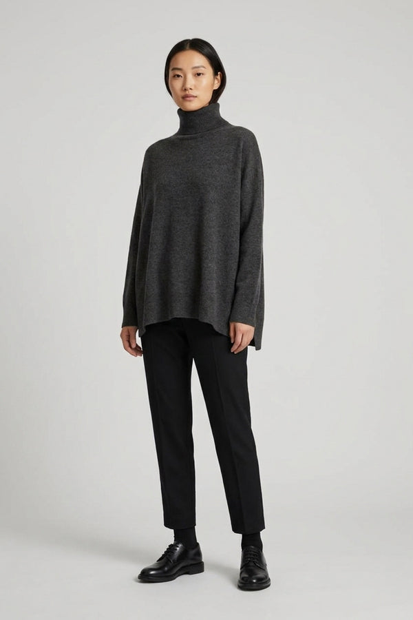 Dolcevita Over in Puro Cashmere Antracite