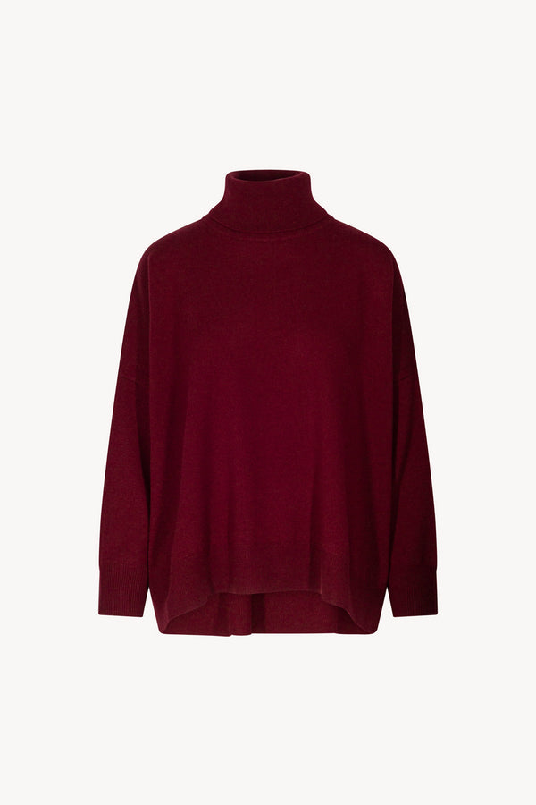 Dolcevita Over in Puro Cashmere Melograno