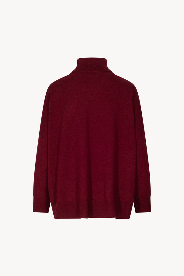 Dolcevita Over in Puro Cashmere Melograno