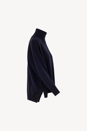 Dolcevita Over in Puro Cashmere Notte