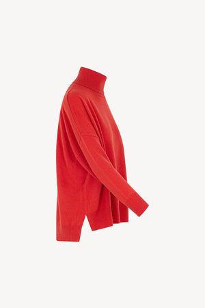 Dolcevita Over in Puro Cashmere Bitter