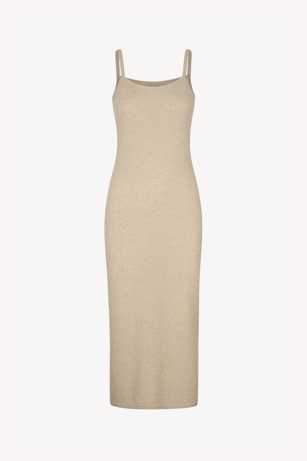 Abito Sottoveste in Puro Cashmere Avena