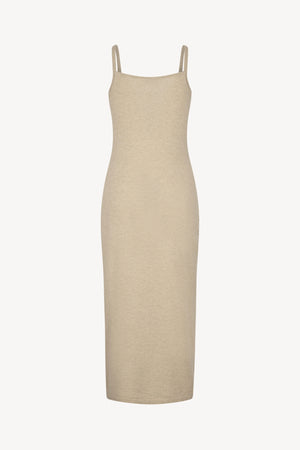 Abito Sottoveste in Puro Cashmere Avena