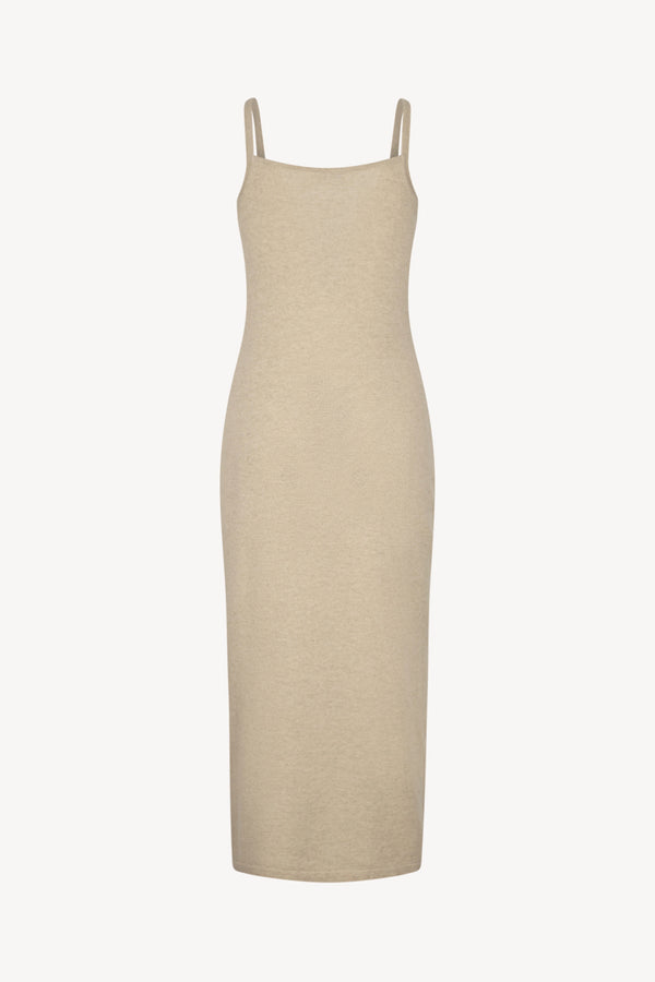 Abito Sottoveste in Puro Cashmere Avena