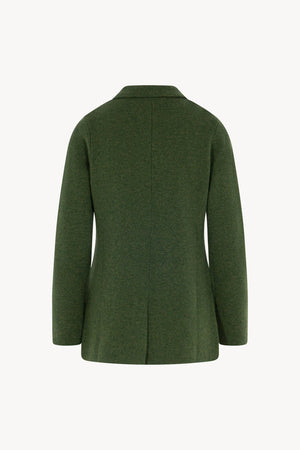 Blazer in Punto Stoffa in Puro Cashmere Loden