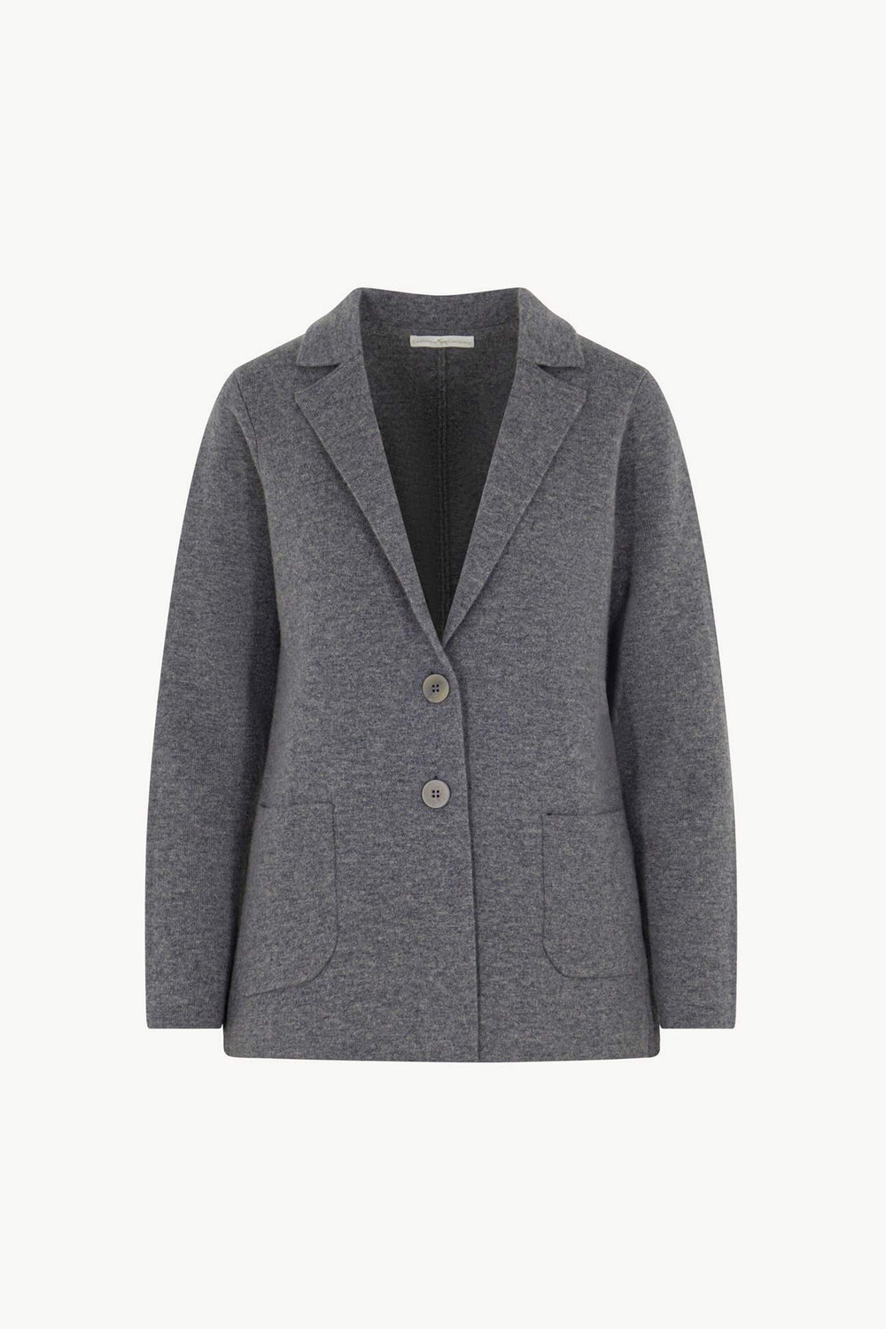 Blazer in Punto Stoffa in Puro Cashmere Derby