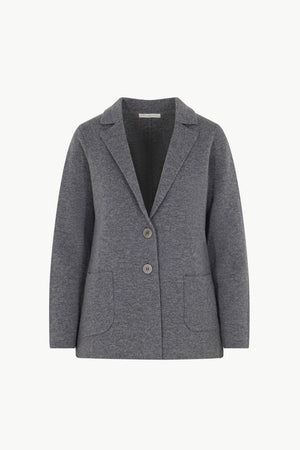 Blazer in Punto Stoffa in Puro Cashmere Derby