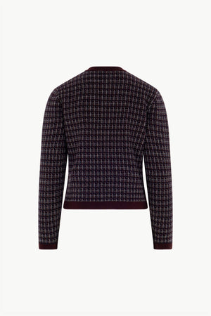 Giacca effetto Tweed in Puro Cashmere Acero