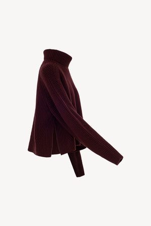 Dolcevita a Costa Inglese in Puro Cashmere Acero