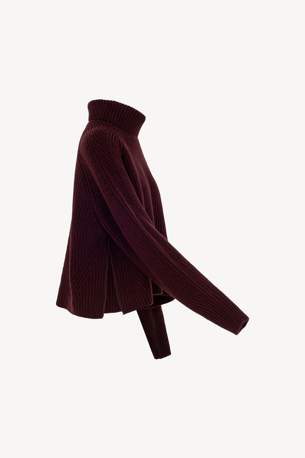 Dolcevita a Costa Inglese in Puro Cashmere Acero