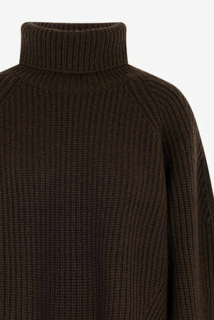 Dolcevita a Costa Inglese in Puro Cashmere Mocha