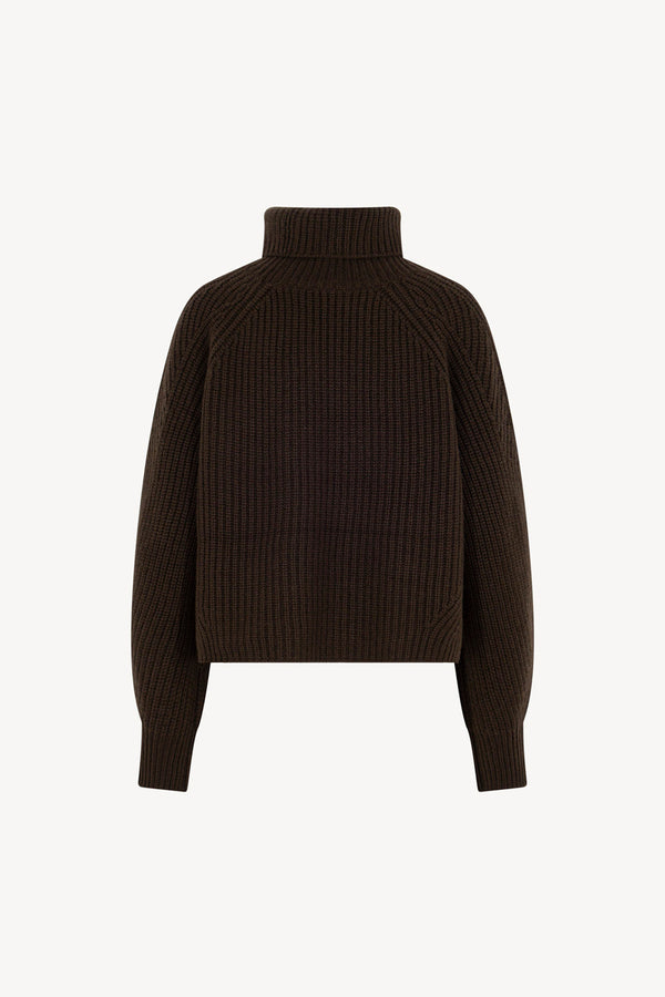 Dolcevita a Costa Inglese in Puro Cashmere Mocha