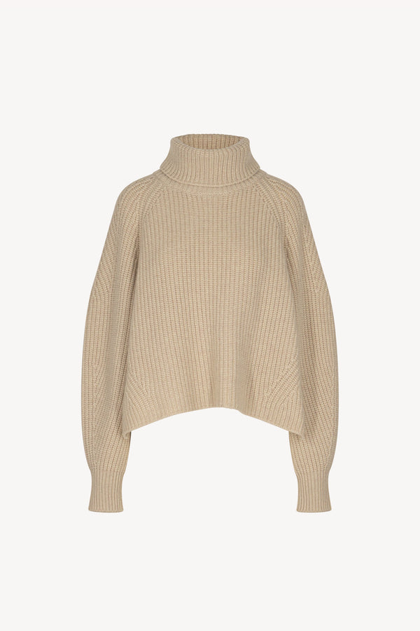 Dolcevita a Costa Inglese in Puro Cashmere Avena