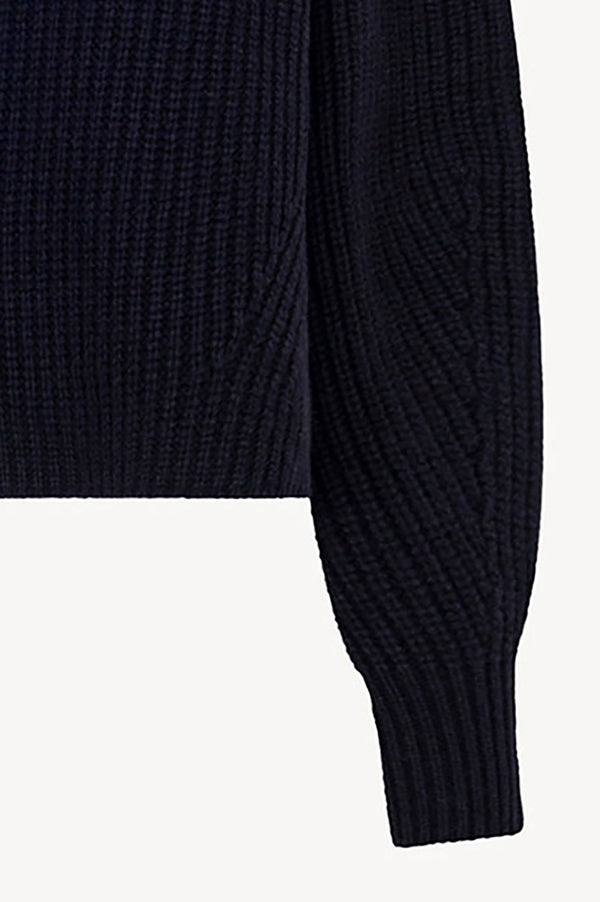 Dolcevita a Costa Inglese in Puro Cashmere Notte