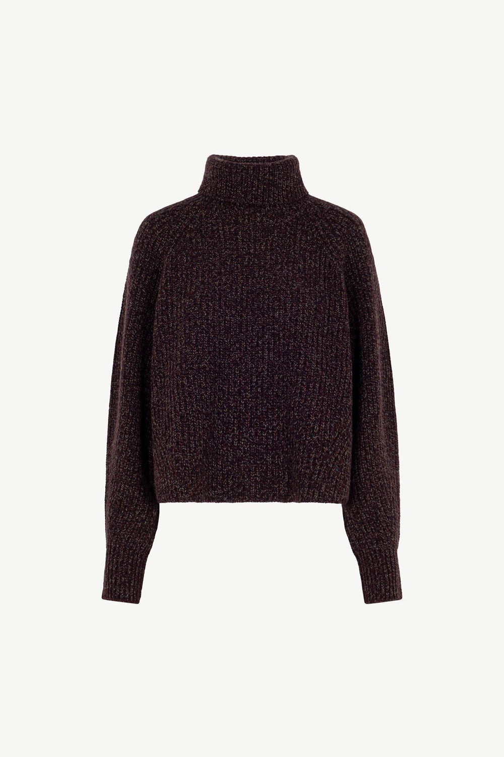 Dolcevita a Coste in Puro Cashmere Moulinè Acero