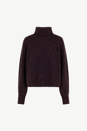 Dolcevita a Coste in Puro Cashmere Moulinè Acero