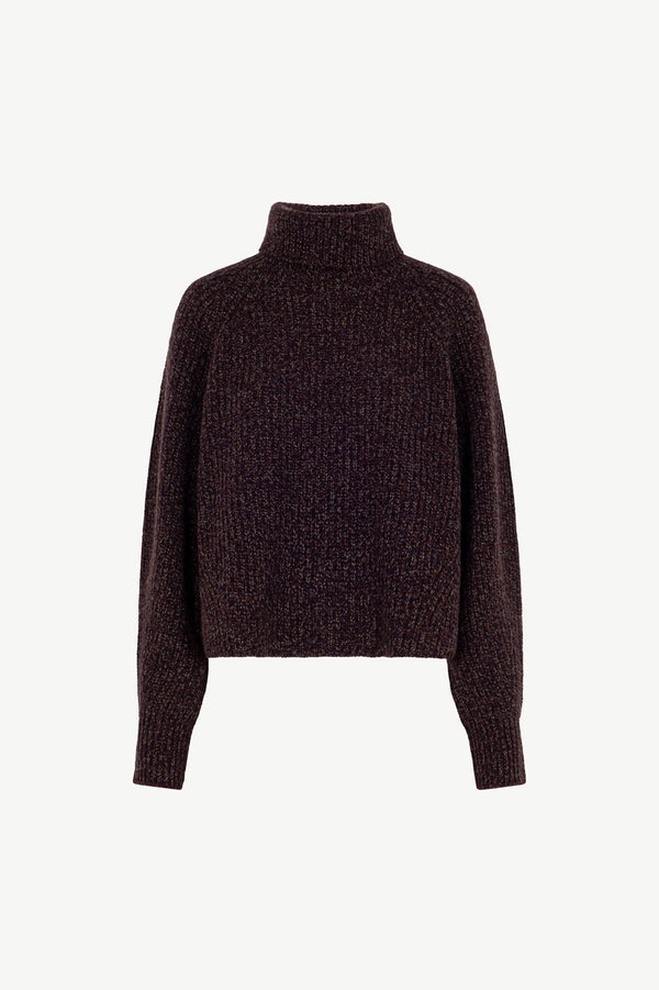 Dolcevita a Coste in Puro Cashmere Moulinè Acero