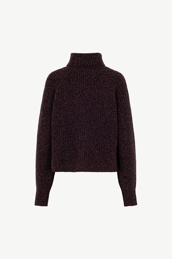 Dolcevita a Coste in Puro Cashmere Moulinè Acero