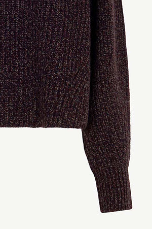 Dolcevita a Coste in Puro Cashmere Moulinè Acero