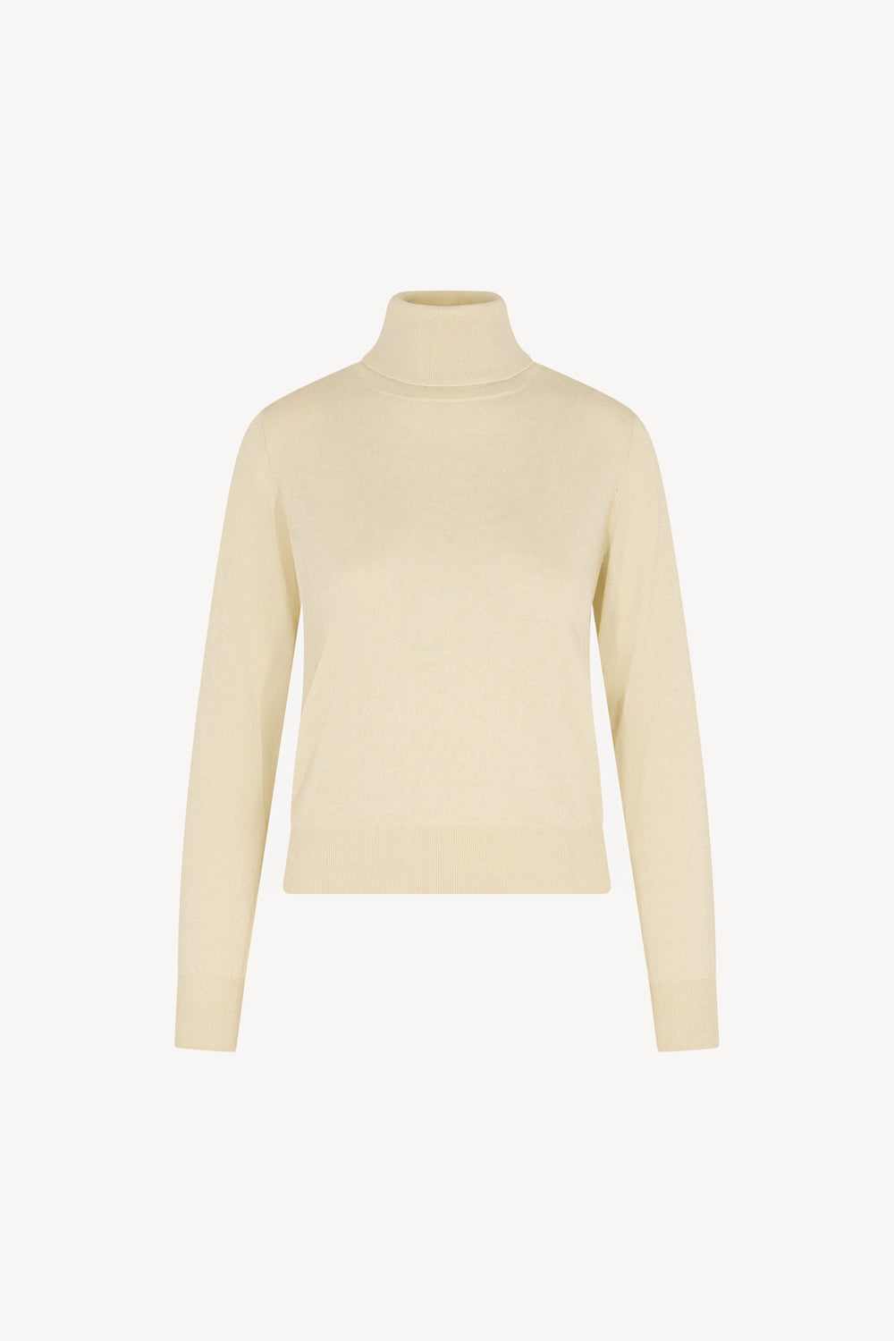 Maglia Dolcevita in Seta Cashmere Extrafine Avorio