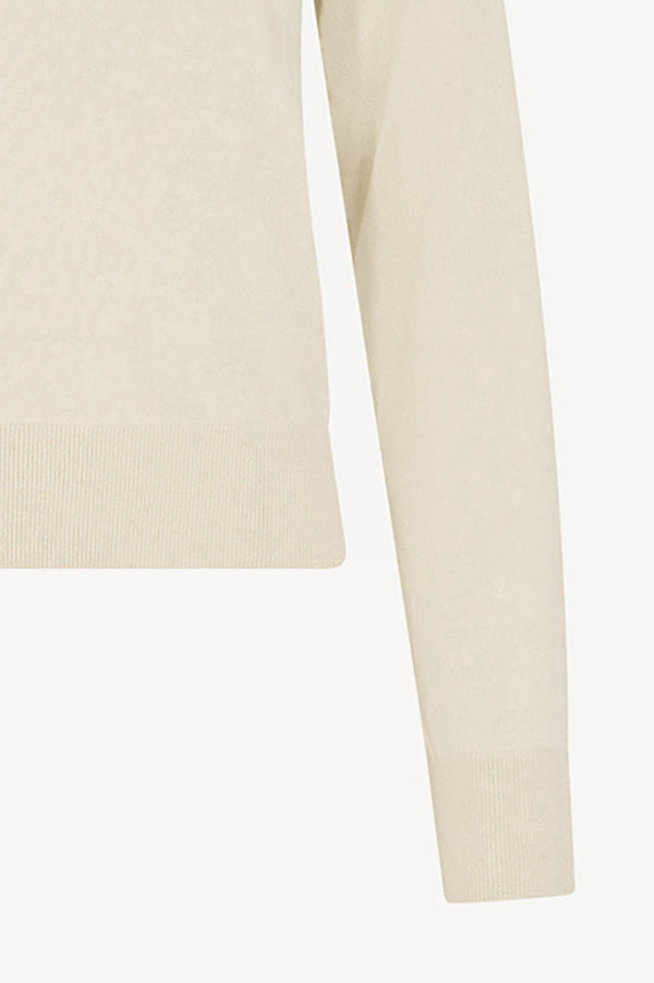 Maglia Dolcevita in Seta Cashmere Extrafine Avorio