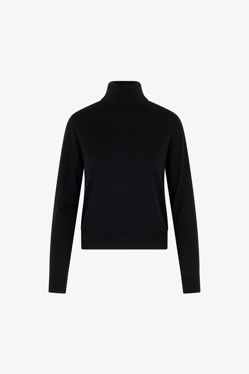 Maglia Dolcevita in Seta Cashmere Extrafine Nero