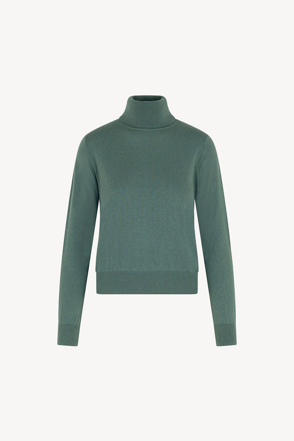 Maglia Dolcevita in Seta Cashmere Extrafine Lichene