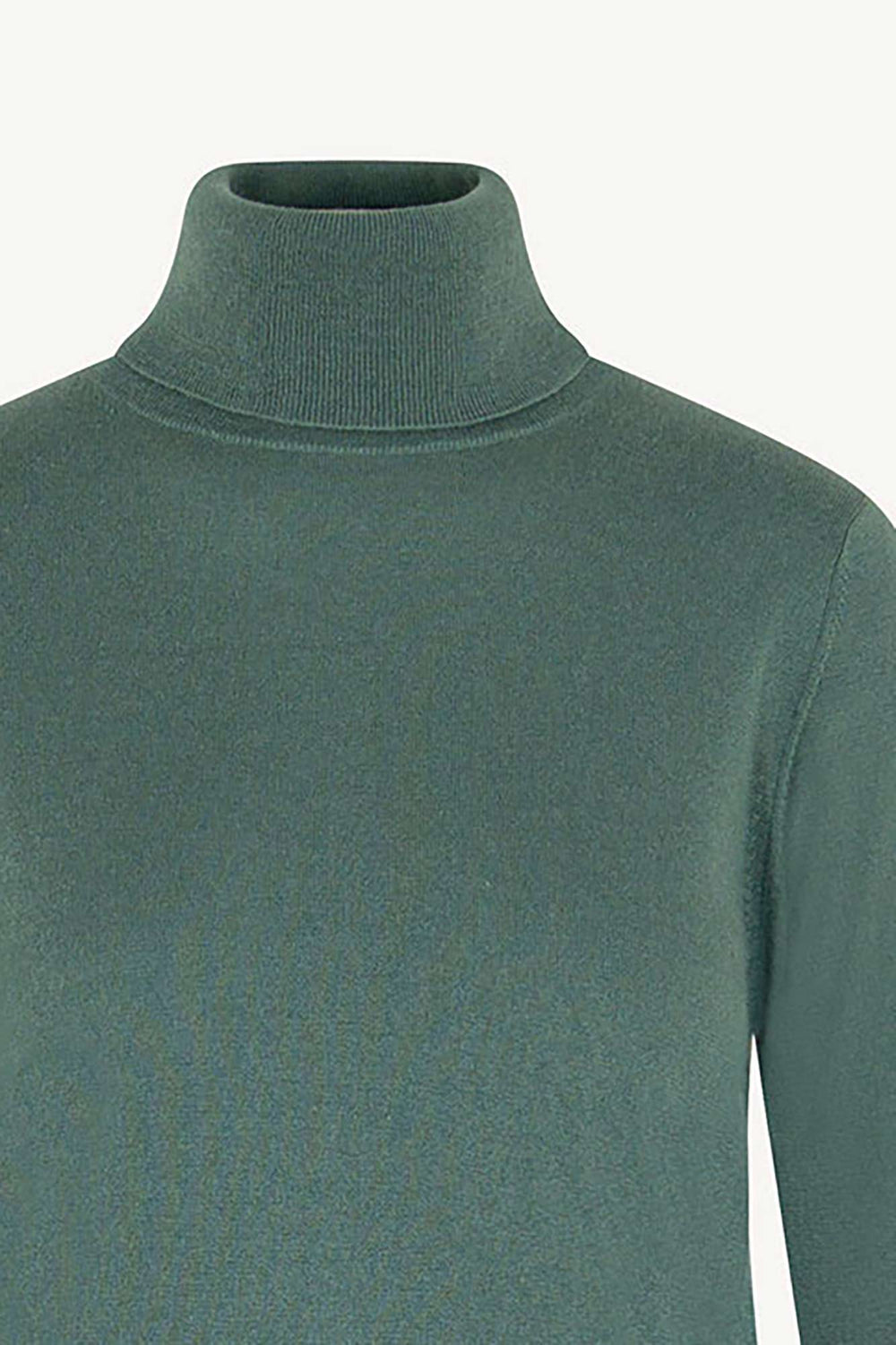 Maglia Dolcevita in Seta Cashmere Extrafine Lichene