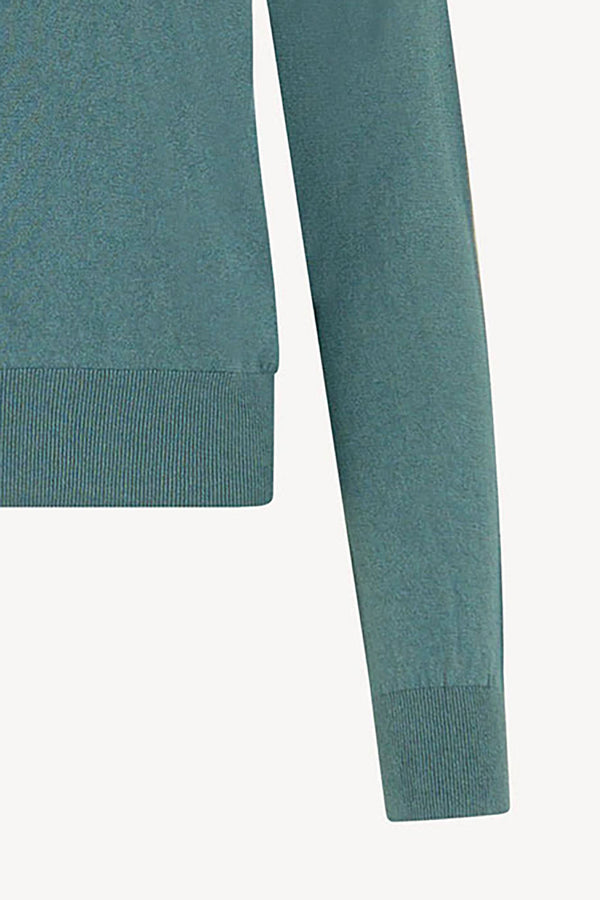 Maglia Dolcevita in Seta Cashmere Extrafine Lichene
