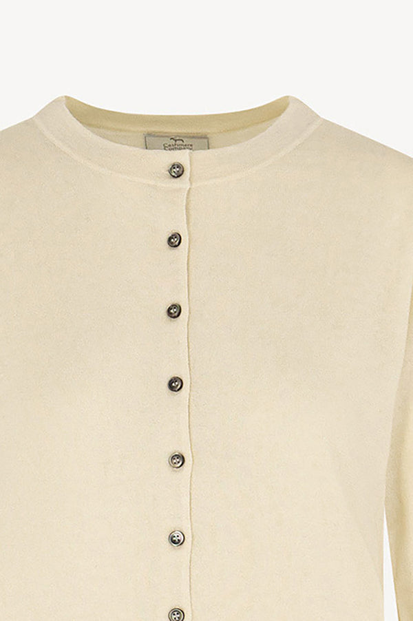 Cardigan in Seta Cashmere Extrafine Avorio